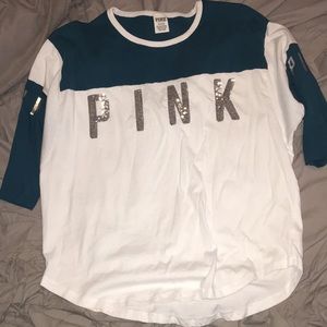 VS Pink 3/4 Sleeve Top